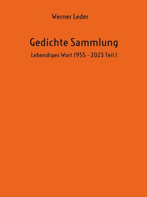 cover image of Gedichte Sammlung